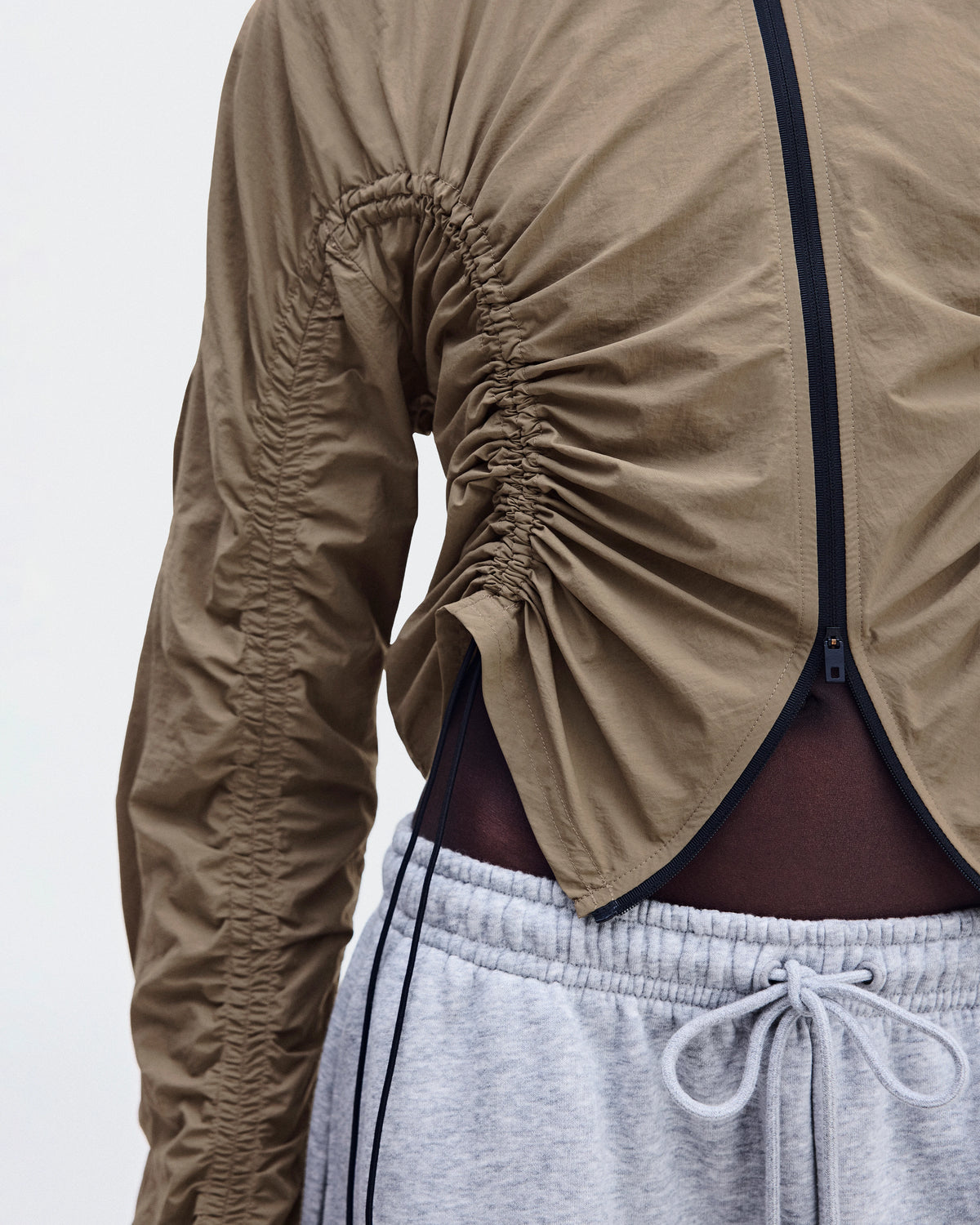 Ruched Lightweight Jacket