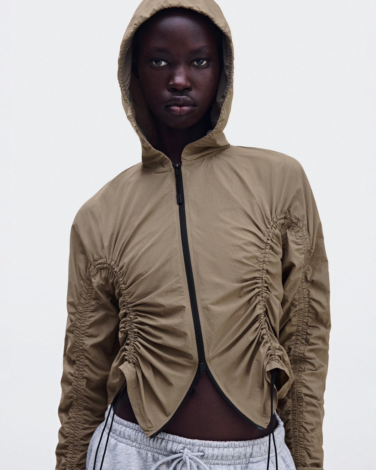 Ruched Lightweight Jacket